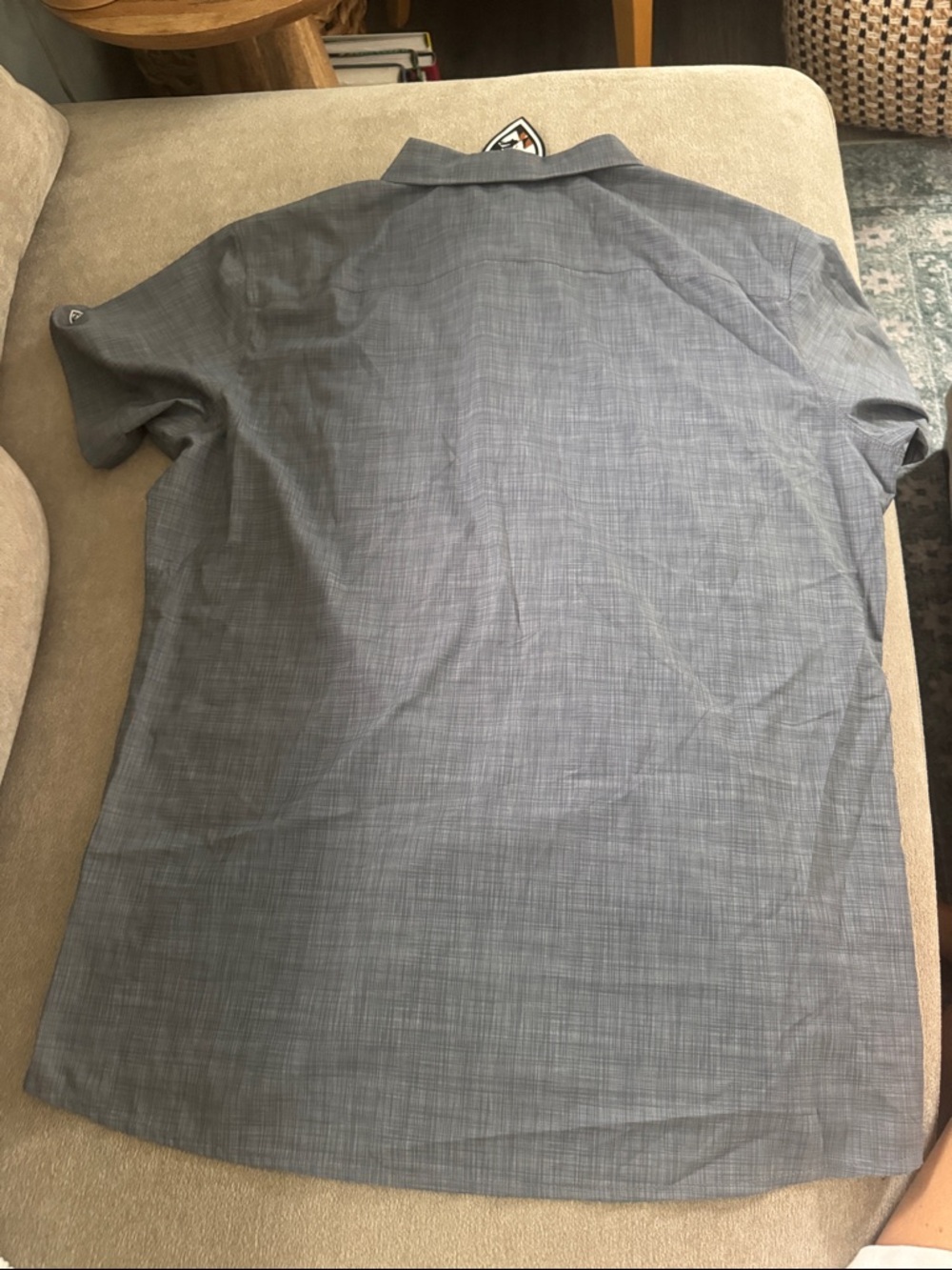 Men's Kuhl Persuadr Button-Up Shirt — Gray - Picture 5 of 5